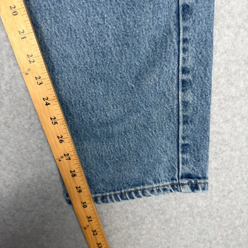 Vintage Ralph Lauren Relaxed Jeans Mens 34x32 Light Wash Blue Denim 100% Cotton